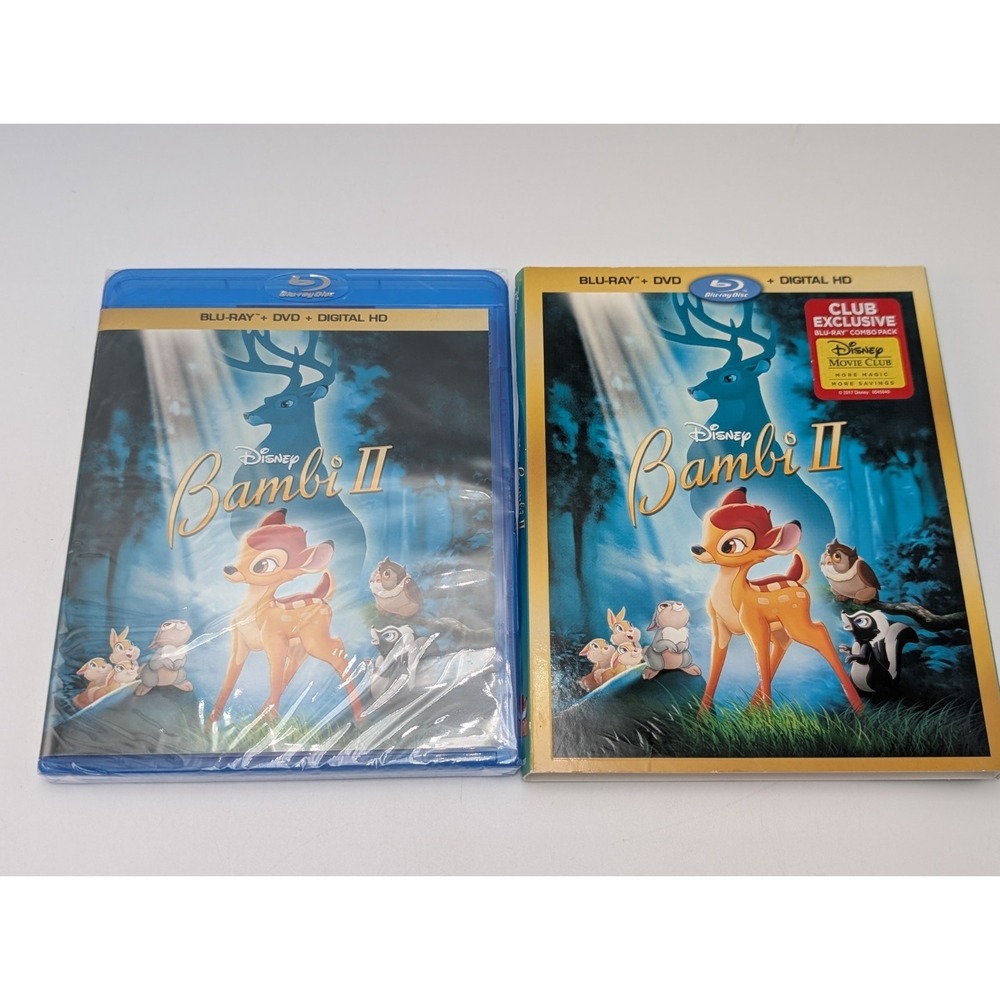 Disney's Bambi II 2 (DVD + Blu-ray, 2019)-‎ NEW
